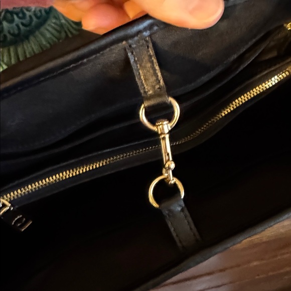 Coach Signature Brown and Black Carryall Tote - Picture 10 of 11